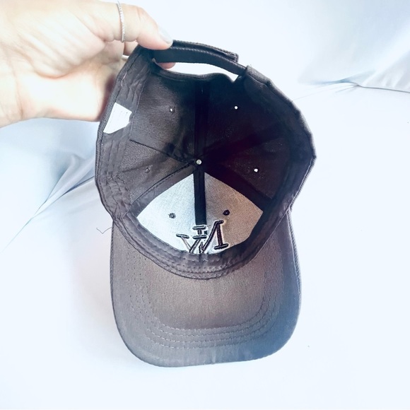 NWOT New York NY Baseball Solid Brown Cap Adjustable Hat - Men, Women - Picture 4 of 6